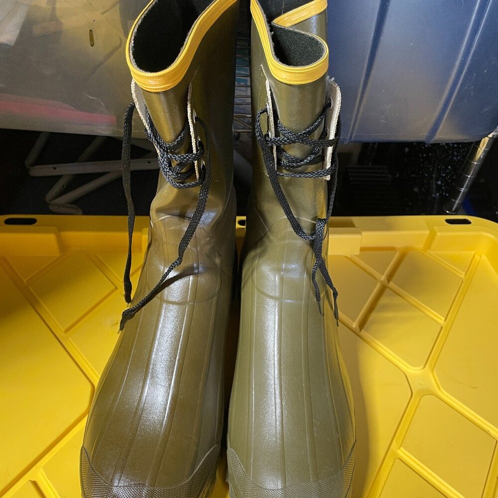 LaCrosse Outdoorsman Green Rubber Boots size 13